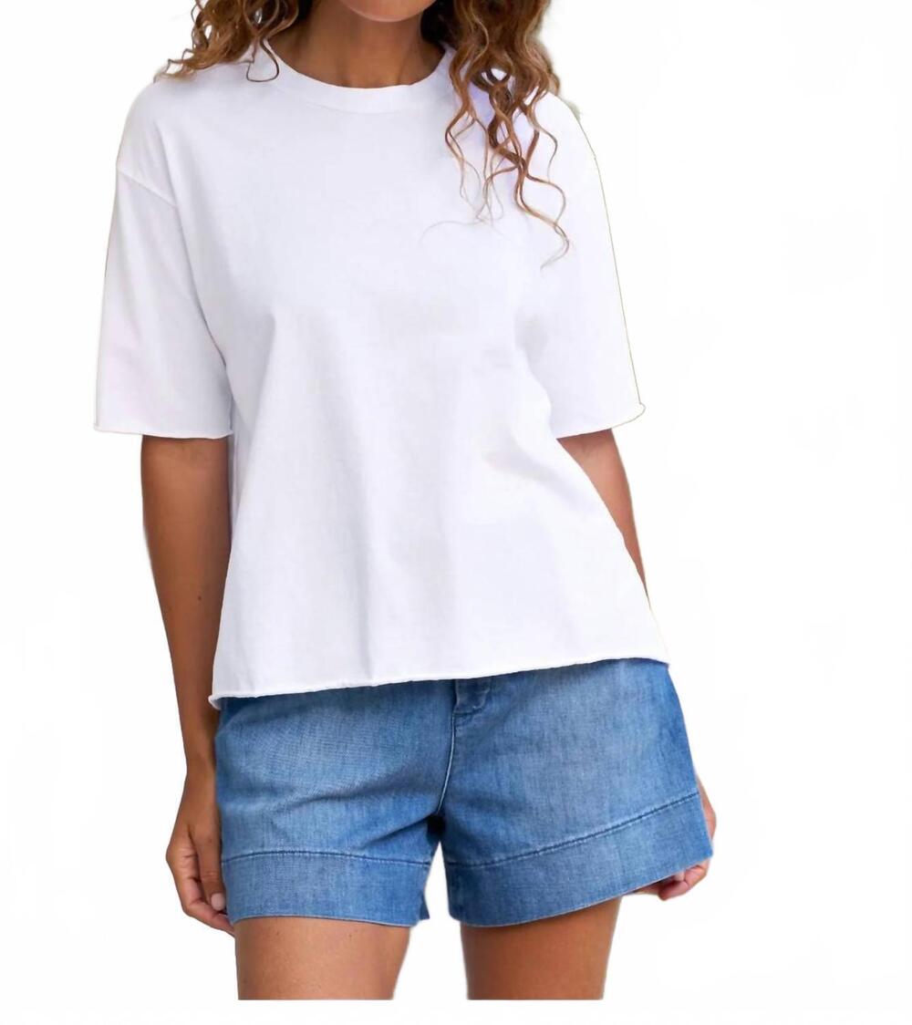 NEW FRANK & EILEEN perry crew tee in white